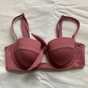 Shade & Shore Rose Pink Bikini Top